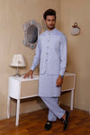 Grey Wash-and-wear Designer Suit