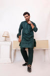 Dark Green Kurta Pajama