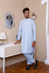 LIGHT Ferozi Raw Silk